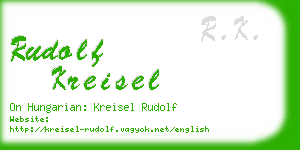 rudolf kreisel business card